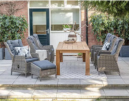 Garden Impressions Mexico Osborne Diningset - Verstelbaar