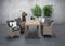 Garden Impressions - Osborne dining fauteuil - vintage willow - reflex black