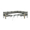 Garden Impressions Plato Lounge diningset - Wit Mosgroen