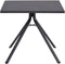Garden Impressions - Rimini tuintafel - 80x80 - aluminium - carbon black