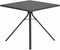 Garden Impressions - Rimini tuintafel - 80x80 - aluminium - carbon black