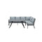 Garden Impressions Sergio Lounge Diningset Rechts - Mint Grey