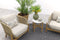 Garden Impressions Talara loungeset - 3-delig - acacia white wash - rope sand - sahara sand