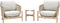 Garden Impressions Talara loungeset - 3-delig - acacia white wash - rope sand - sahara sand