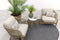 Garden Impressions Talara loungeset - 3-delig - acacia white wash - rope sand - sahara sand