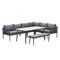 Garden Impressions Teramon Lounge Diningset - Antraciet/Mystic Grey