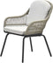 Garden Impressions Triton dining fauteuil - carbon black - rope dark sand - desert sand