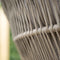 Garden Impressions Triton dining fauteuil - carbon black - rope dark sand - desert sand