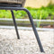 Garden Impressions Triton dining fauteuil - carbon black - rope dark sand - desert sand