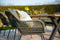 Garden Impressions Triton dining stoel - rope moss green - carbon black/ mystic grey
