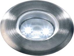 Garden Lights: Astrum Wit Grondspot 12 Volt - Zilvergrijs