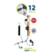 Garden Lights: Astrum Wit Grondspot 12 Volt - Zilvergrijs