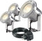 Garden Lights: Catalpa Tuinspot Set (3st) - Zilvergrijs