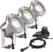 Garden Lights: Catalpa Tuinspot Set (3st) - Zilvergrijs