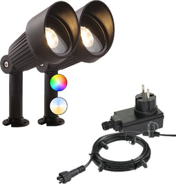 Garden Lights: Focus Plus Tuinspot 12 Volt Set (2st) - Zwart
