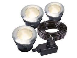 Garden Lights - Larch set - inbouw spot - 12V - 30lm - 1W - 3000K