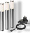 Garden Lights: Lunia Buitenlamp Set (3st)- Zilvergrijs