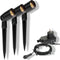 Garden Lights: Neso Tuinspot 12 Volt Set (3st) - Zwart