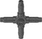 GARDENA 4-Way Coupling 4,6 mm 3/16