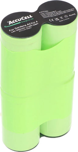 Gardena ACCU4 batterij geschikt voor Gardena 4,8 volt, 6,3 en 4,8 mm contacten, NiMH batterij 3000 mAh