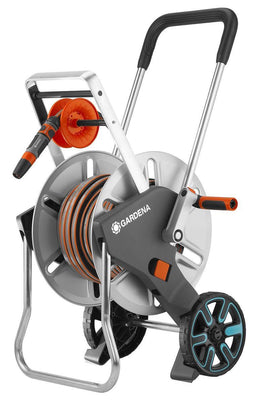 GARDENA AquaRoll slangenwagen M Easy Metal - slang 25m
