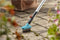GARDENA Combisystem Voegenborstel M Metaal - Aanbevolen Steellengte 130 /150 cm