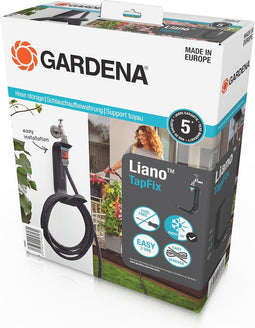 GARDENA Liano™ TapFix slanghouder + 10m Liano™ textielslang set