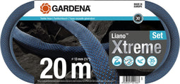 GARDENA Liano™ XtremeTextielslangset 20 m - Zwart - 1/2 inch - 1 stuk(s) - 18470-20