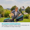 GARDENA PowerMax 37/36V P4A Read Grasmaaier Accu Incl. 2 accus, Incl. oplader, In hoogte verstelbare greep 18 V Snijbre