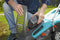 GARDENA PowerMax Li-40/32 Accu grasmaaier Grasmaaier (gemotoriseerd) - Maaibreedte 32 cm - Gazons tot 280m²