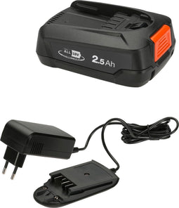 GARDENA Starter-Kit Gereedschapsaccu en lader - 18 V / 2.5 Ah - P4A PBA 18V/45 - AL1810 CV