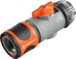 GARDENA System Slangkoppeling - Waterstop met reguleerventiel - 13 mm (1/2")