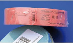 Garderobebonnen Combicraft nummering 2x 1 t/m 500 blauw