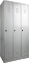 Garderobekast met 4 legborden (linkerkolom) en hoedenplank (rechterkolom) breed 60CM sluiting Met hangoogsluiting aantal deuren 2 framekleur Wit (RAL9010)