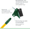 GardiREX Weed Brush, Stalen onkruidborstel met 140cm steel instelbaar – voegborstel - met steel - borstel is vervangbaar - voegenkrabber - voegen borstel