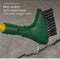 GardiREX Weed Brush, Stalen Onkruidborstel met Voegenkrabber - 2 Delige set - Onkruidkrabber met 140cm steel – Voegborstel - Onkruidmes