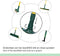 GardiREX Weed Brush, Stalen Onkruidborstel met Voegenkrabber - 2 Delige set - Onkruidkrabber met 140cm steel – Voegborstel - Onkruidmes