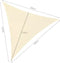 Gardlov Beige Zonneschermzeil 3x3x3m - Superieure Bescherming en Stijl