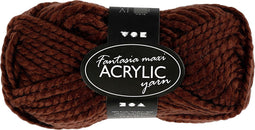 Garen - Acrylgaren - 50 gr - Fantasia - Bruin - 1 bol