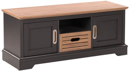 GARET - TV-meubel - Grijs - Vezelplaat