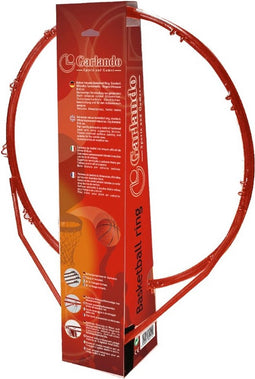 Garlando - Basketbalring 45 cm - Basketbal - inclusief Montage Set en Basketbalnet - Universeel - Oranje