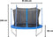 Garlando - Combi M - Trampoline met Veiligheidsnet - voor Kinderen en Volwassenen - Rond - 244 cm - met Veilige Rand - Blauw