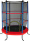 Garlando - Combi XS - Trampoline met Veiligheidsnet - voor Kinderen - Rond - 140 cm - met Veilige Rand - Rood - Blauw