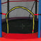 Garlando - Combi XS - Trampoline met Veiligheidsnet - voor Kinderen - Rond - 140 cm - met Veilige Rand - Rood - Blauw