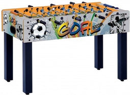 Garlando F-1 Goal Voetbaltafel - Kickertafel - Telescopische stangen - Voetbal - Goal print - voor kinderen tot 10 jaar - inclusief 2 balletjes
