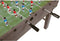 Garlando F-2 - Voetbaltafel - Kickertafel - Grijs Eiken - Doorlopende stangen - Voetbal - Esdoorn - voor het hele gezin - inclusief 2 balletjes
