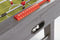Garlando F-2 - Voetbaltafel - Kickertafel - Grijs Eiken - Telescopische stangen - Voetbal - Esdoorn - voor het hele gezin - inclusief 2 balletjes