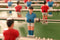 Garlando F-3 Maple Inklapbaar - Voetbaltafel - Kickertafel - Telescopische stangen - Voetbal - Esdoorn - voor het hele gezin - inclusief 2 balletjes
