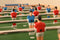 Garlando F-3 Maple Inklapbaar - Voetbaltafel - Kickertafel - Doorlopende stangen - Voetbal - Esdoorn - voor het hele gezin - inclusief 2 balletjes