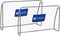 Garlando - Kick & Rush - Voetbaldoeltjes - set van twee - 215 x 152 cm - Voetbal - Training - Incl. 6 Grondhaken